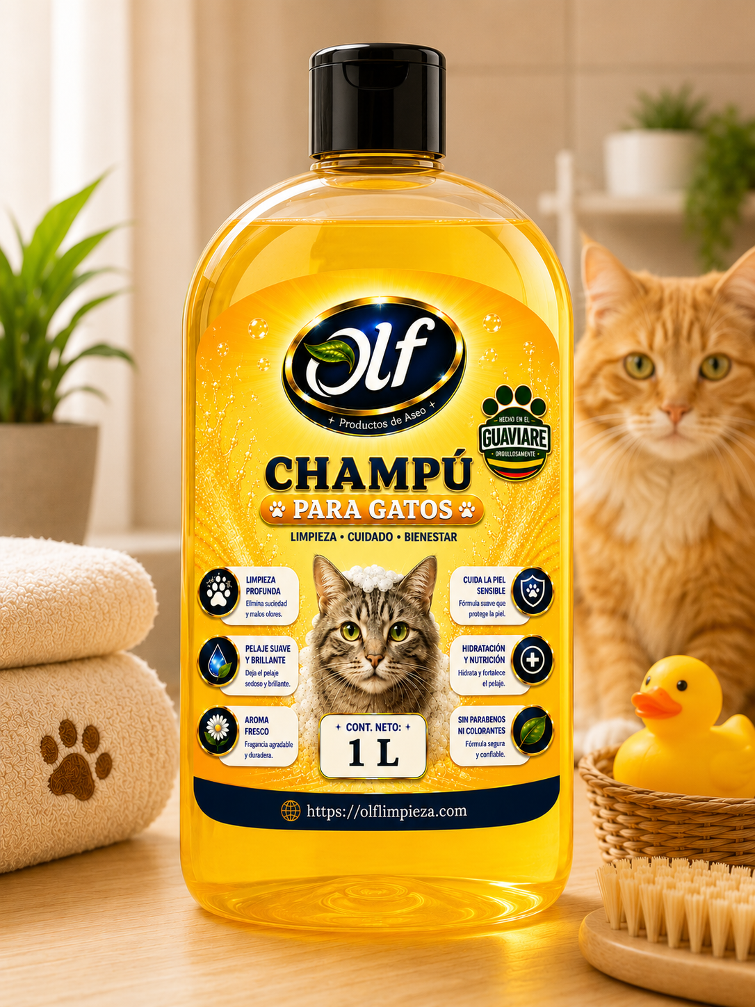 shampoo para gatos
