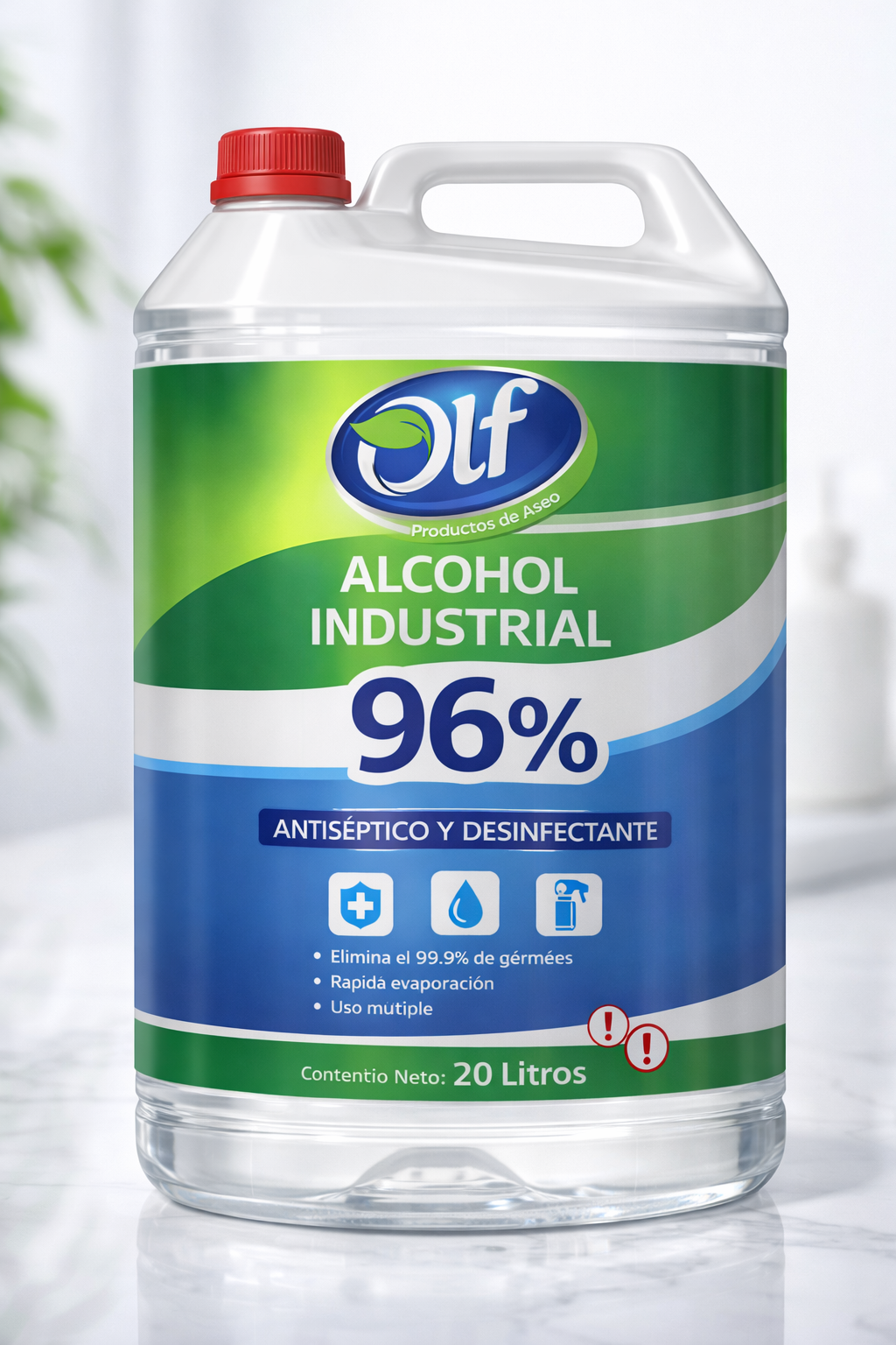 Alcohol industrial 96%