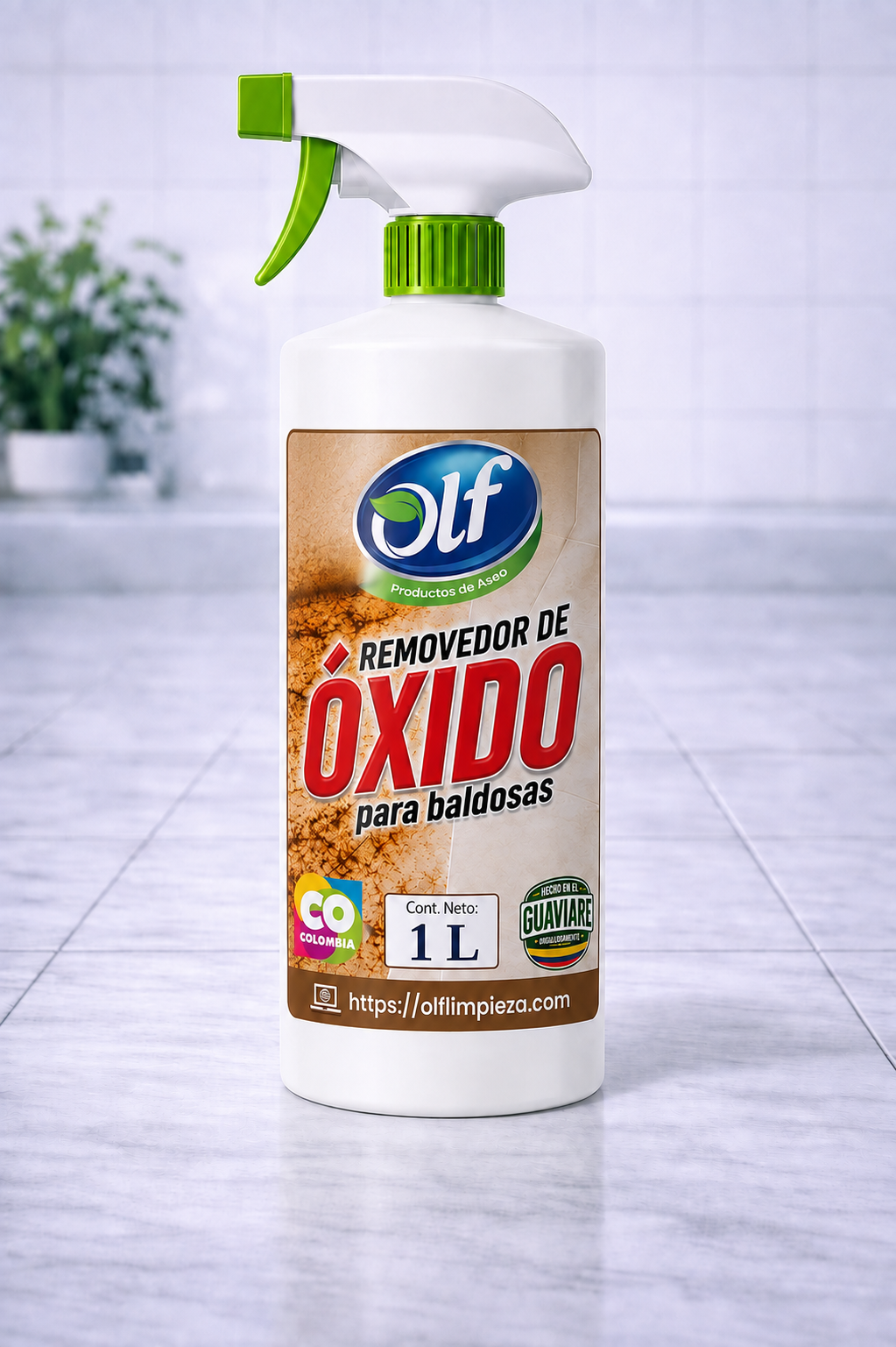 Removedor de óxido para baldosas