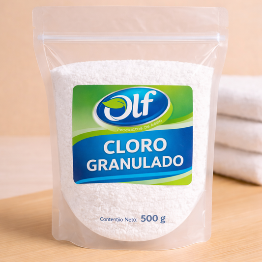 Cloro granulado estabilizado al 90%