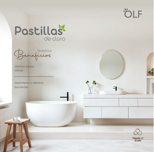 Pastillas de cloro x3 OLF