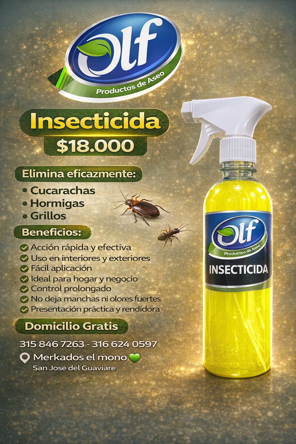 Insecticida OLF