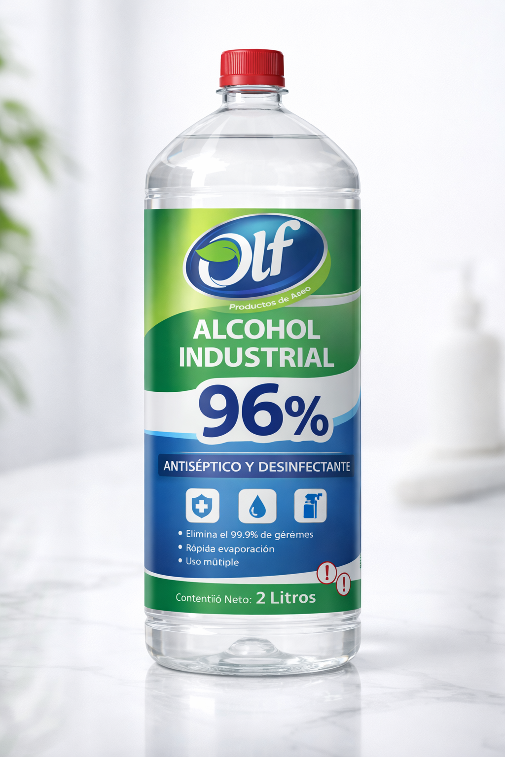 Alcohol industrial 96%