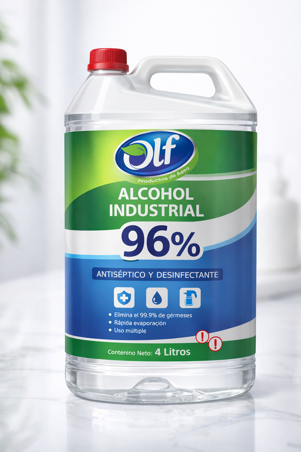 Alcohol industrial 96%
