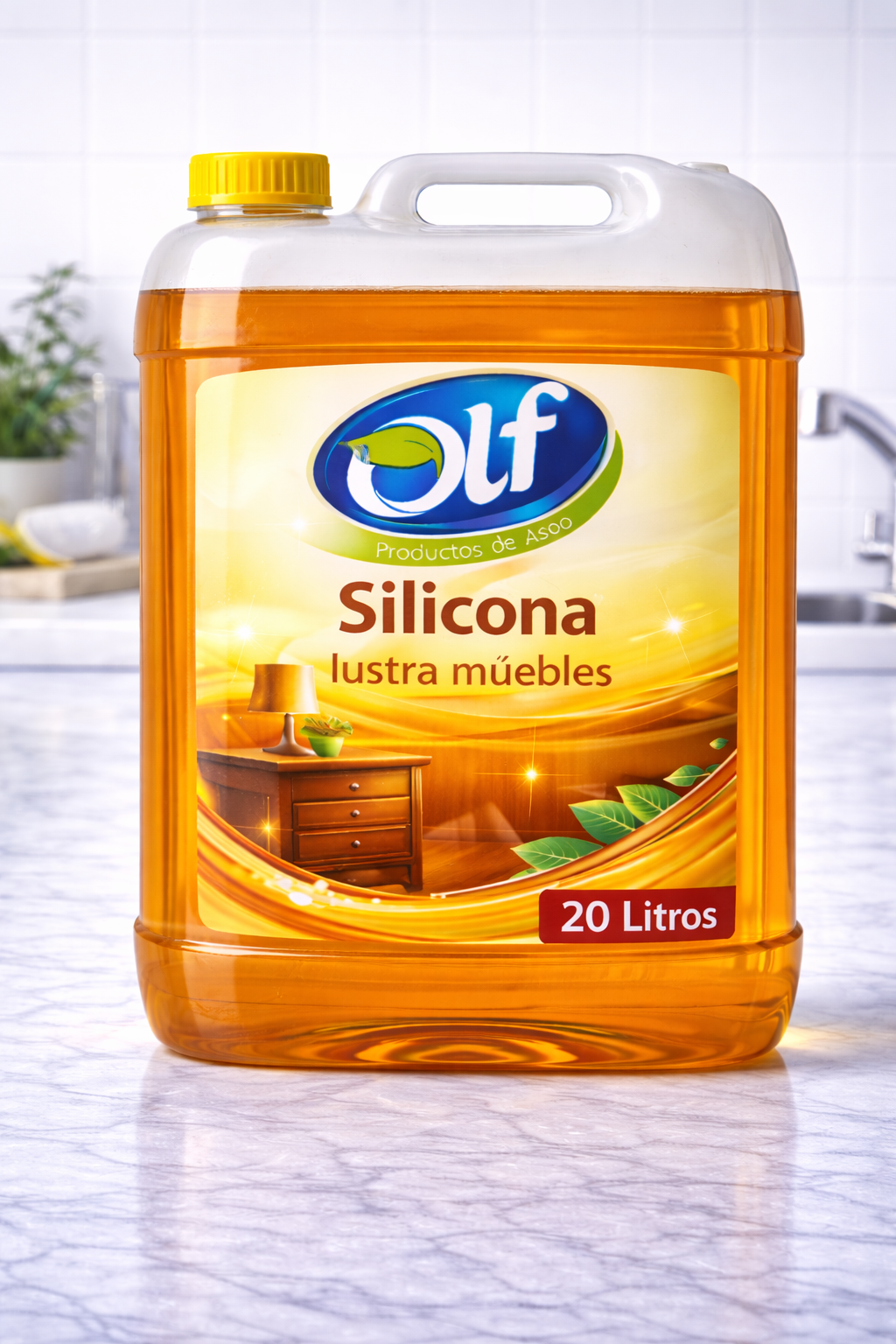 Silicona lustra muebles OLF