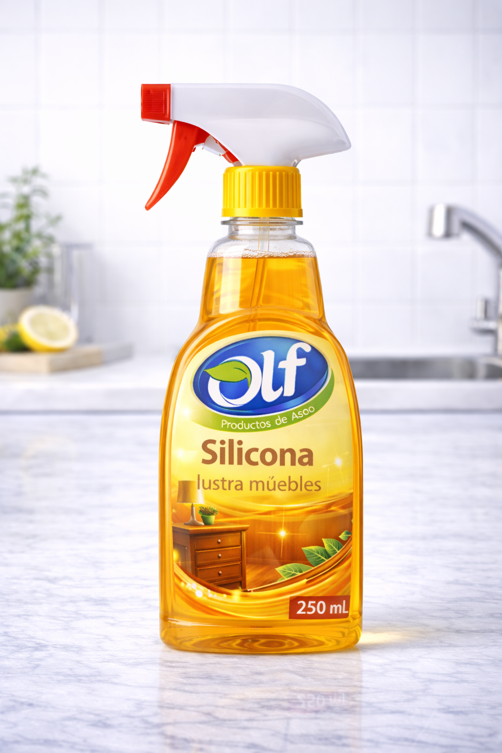 Silicona lustra muebles OLF