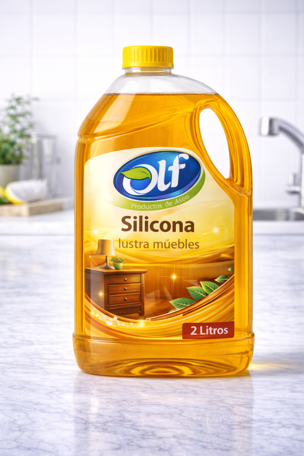 Silicona lustra muebles OLF