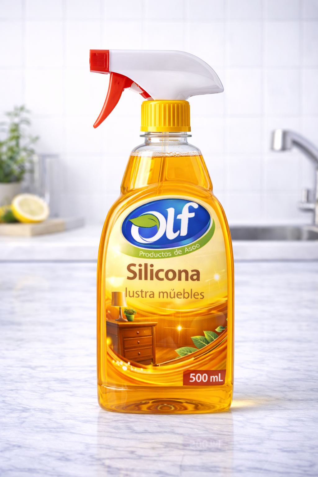 Silicona lustra muebles OLF